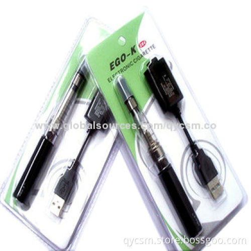 Electronic Cigarette Starter/Mini eGo-K Blister Kit, 650mAh Battery Capacity, Sized 190*90*22.7mm